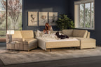 Gaines Comfort Sleeper Sectional Sofa
