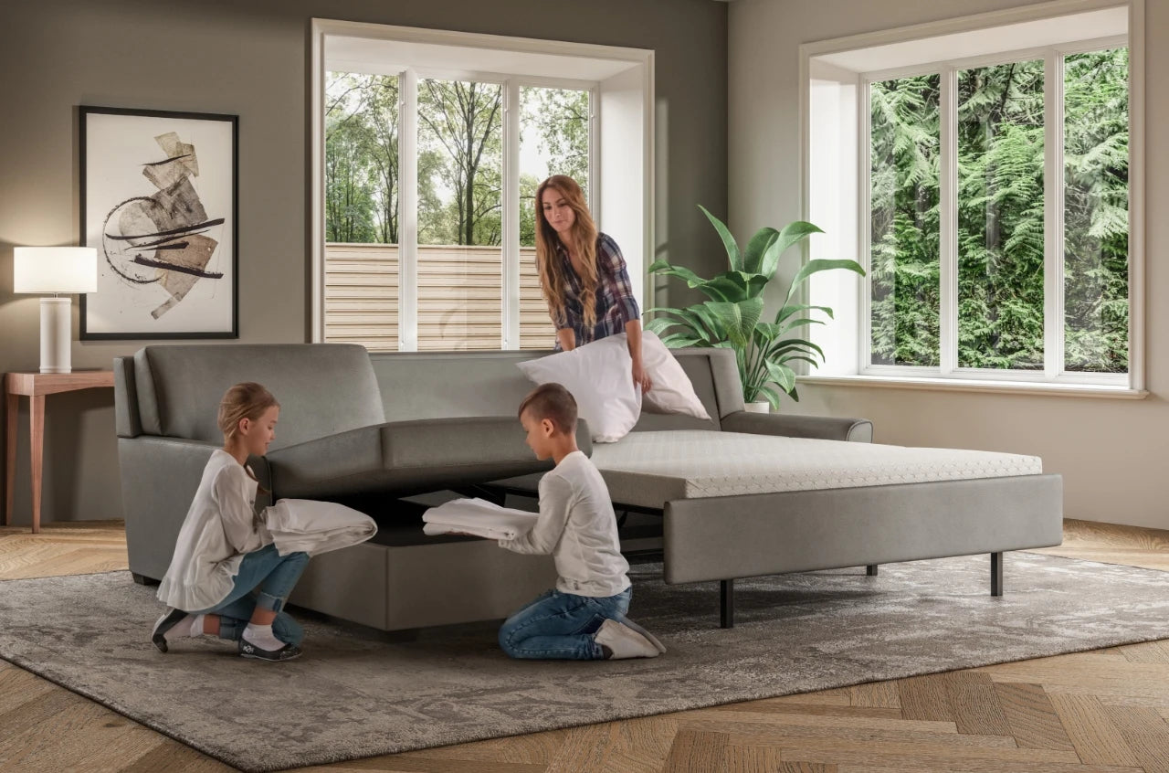 Klein Comfort Sleeper Sectional Sofa
