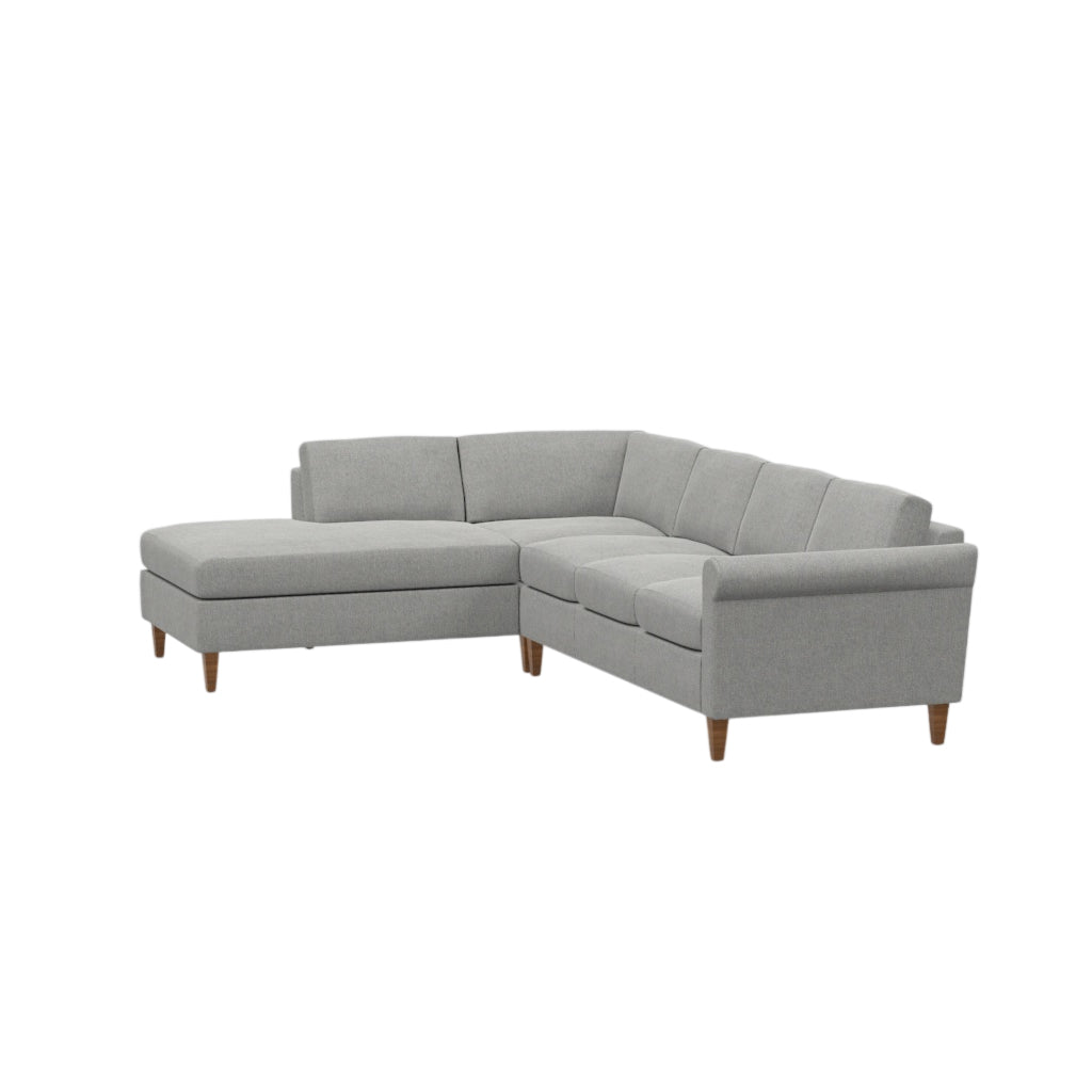 Margo Rolled Arm Sectional Sofa