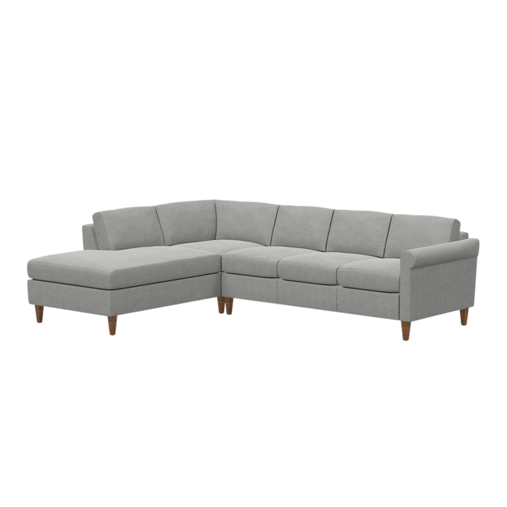 Margo Rolled Arm Sectional Sofa