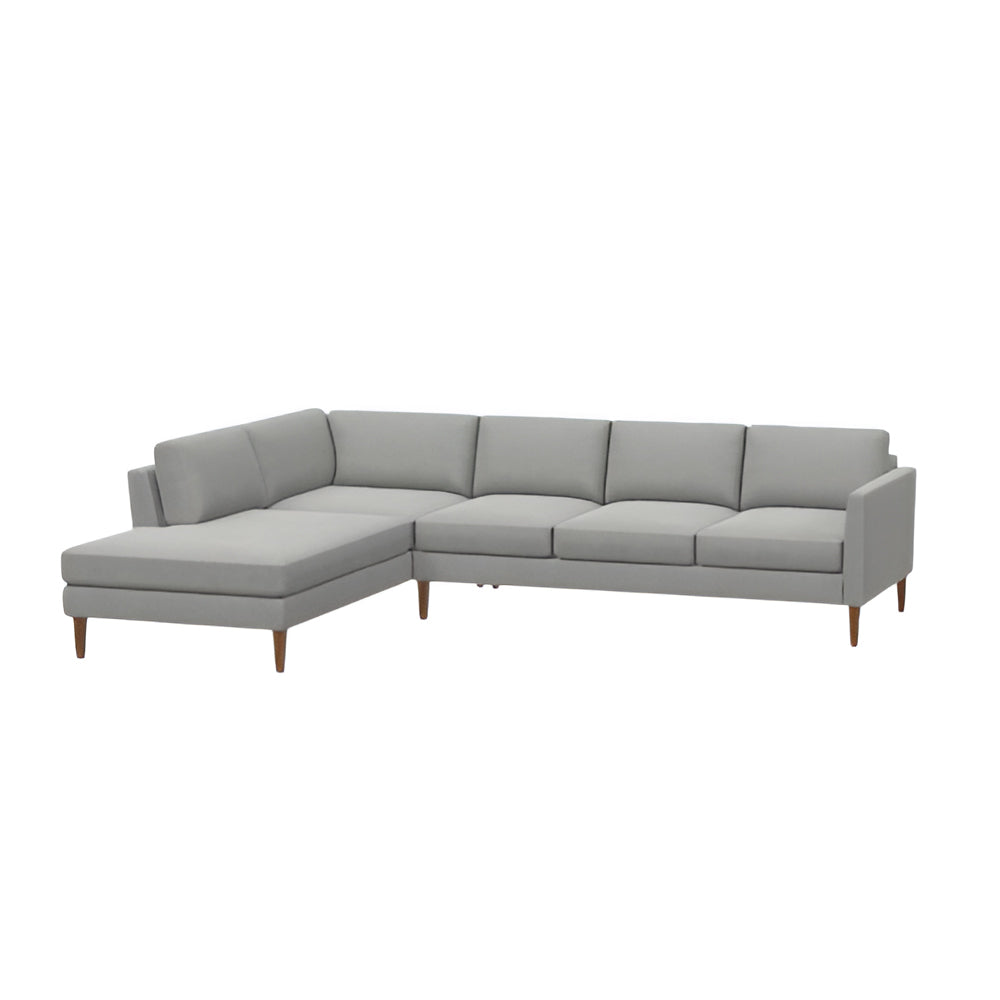 Odette Soft Curve Arm Sectional Sofa