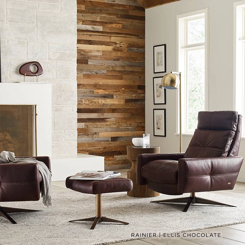 Rainier Comfort Air Recliner: Four Star Base