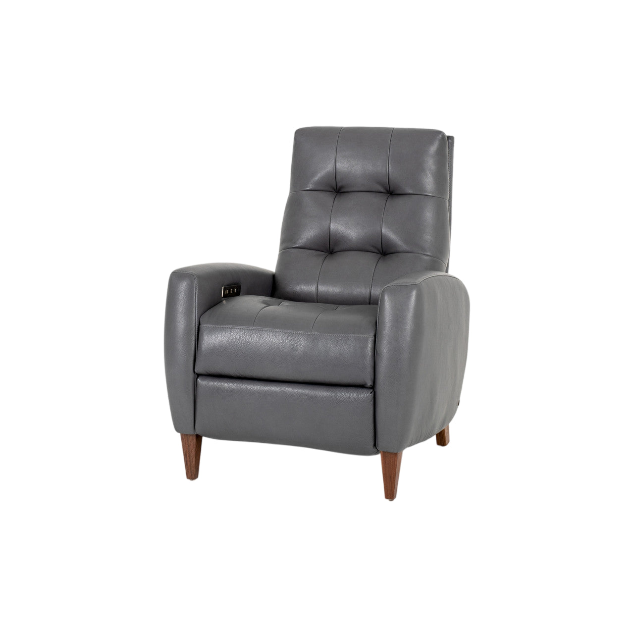 Clark Comfort Recliner: Wooden Base