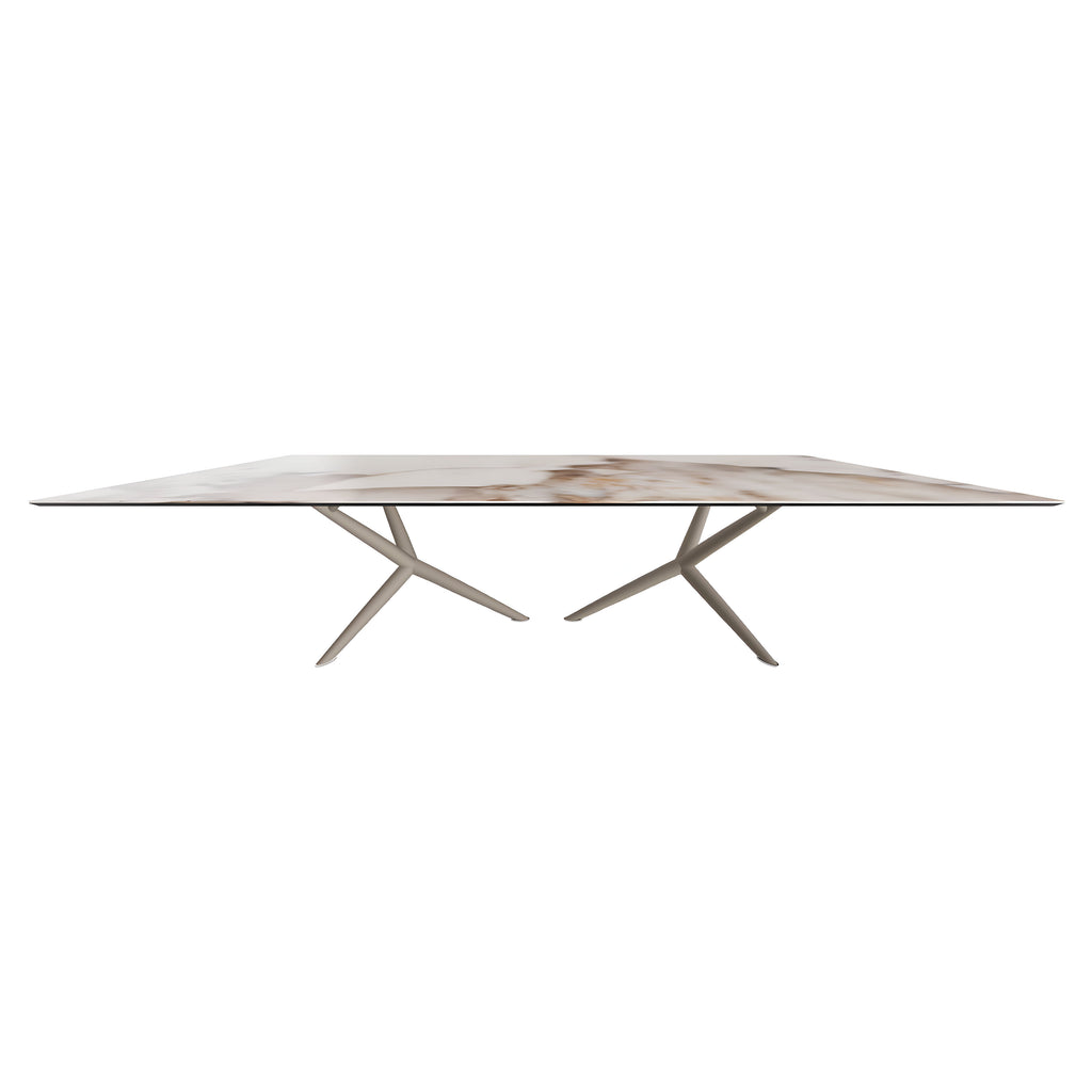 Atlantis Crystalart Rectangular Dining Table