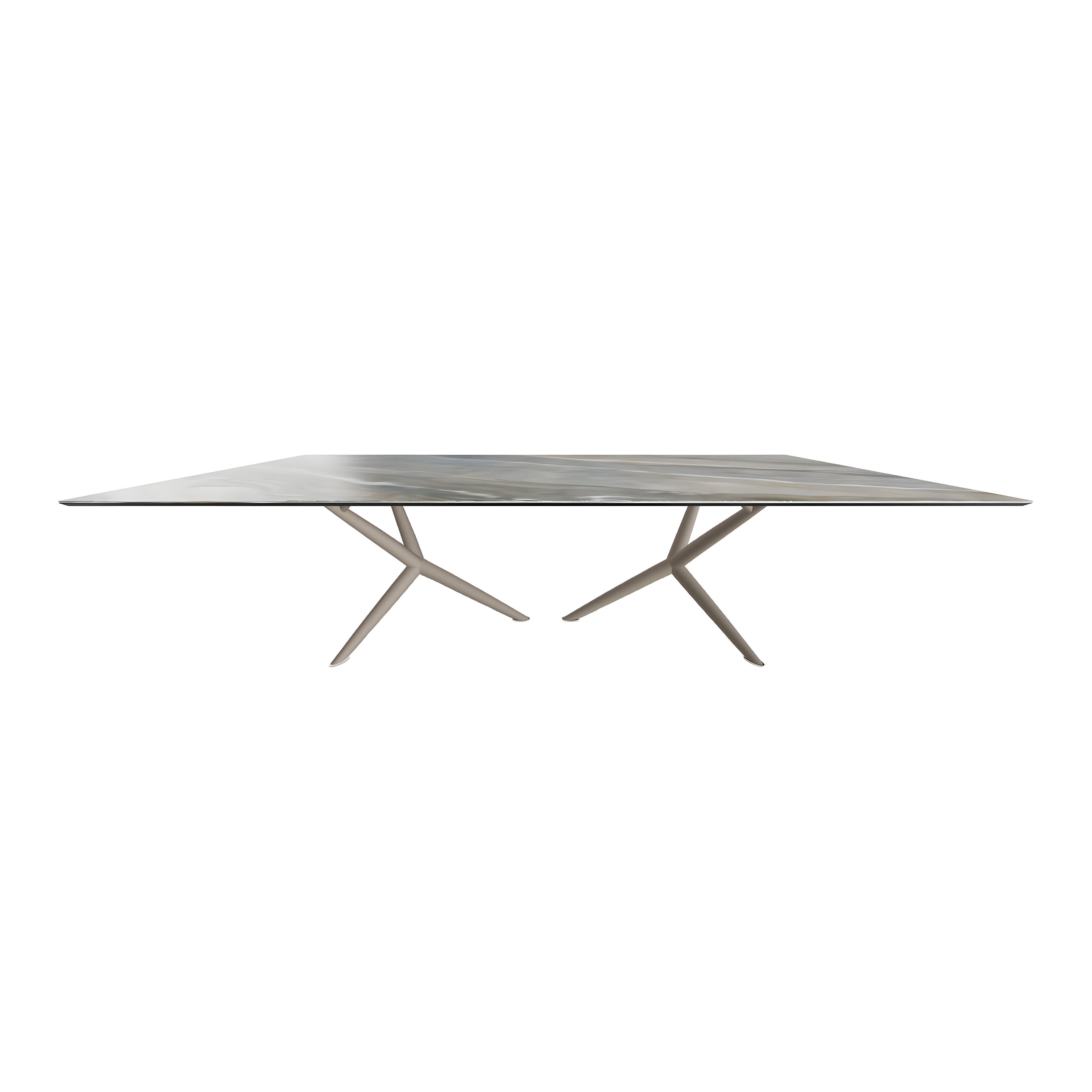 Atlantis Crystalart Rectangular Dining Table