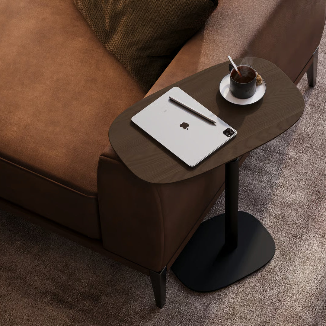 Serif Laptop Table: Wooden Top