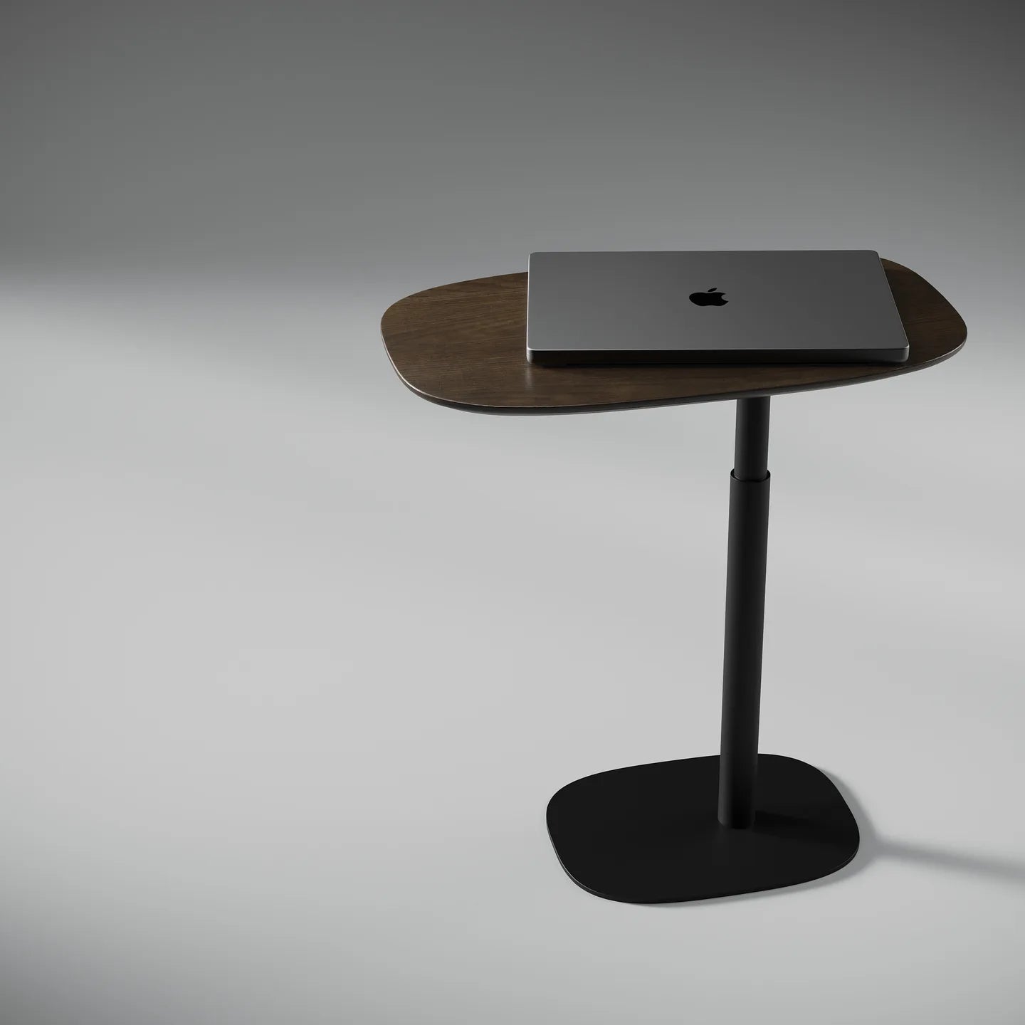 Serif Laptop Table: Wooden Top