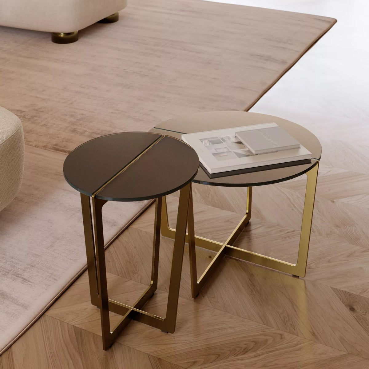 Cross Mini End Table