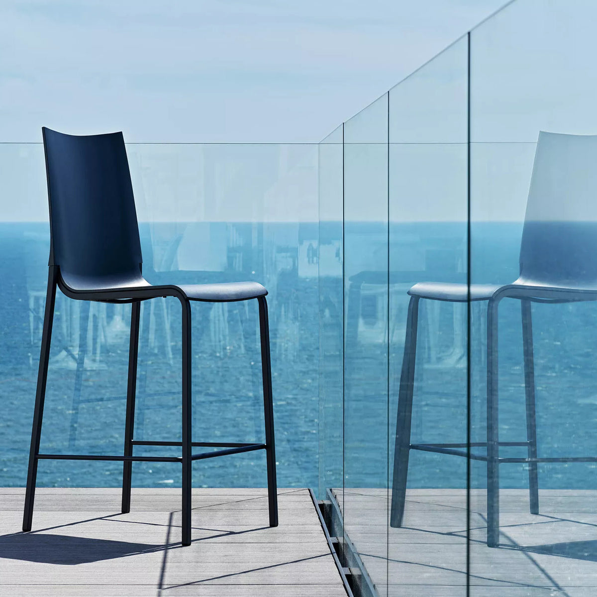 Eva Stackable Outdoor Bar Stool