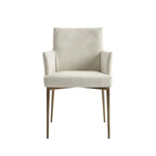 Mila Dining Chair: White