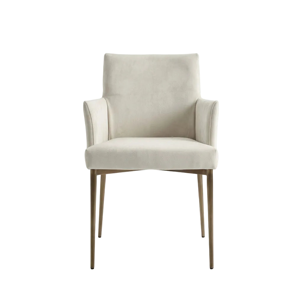 Mila Dining Chair: White