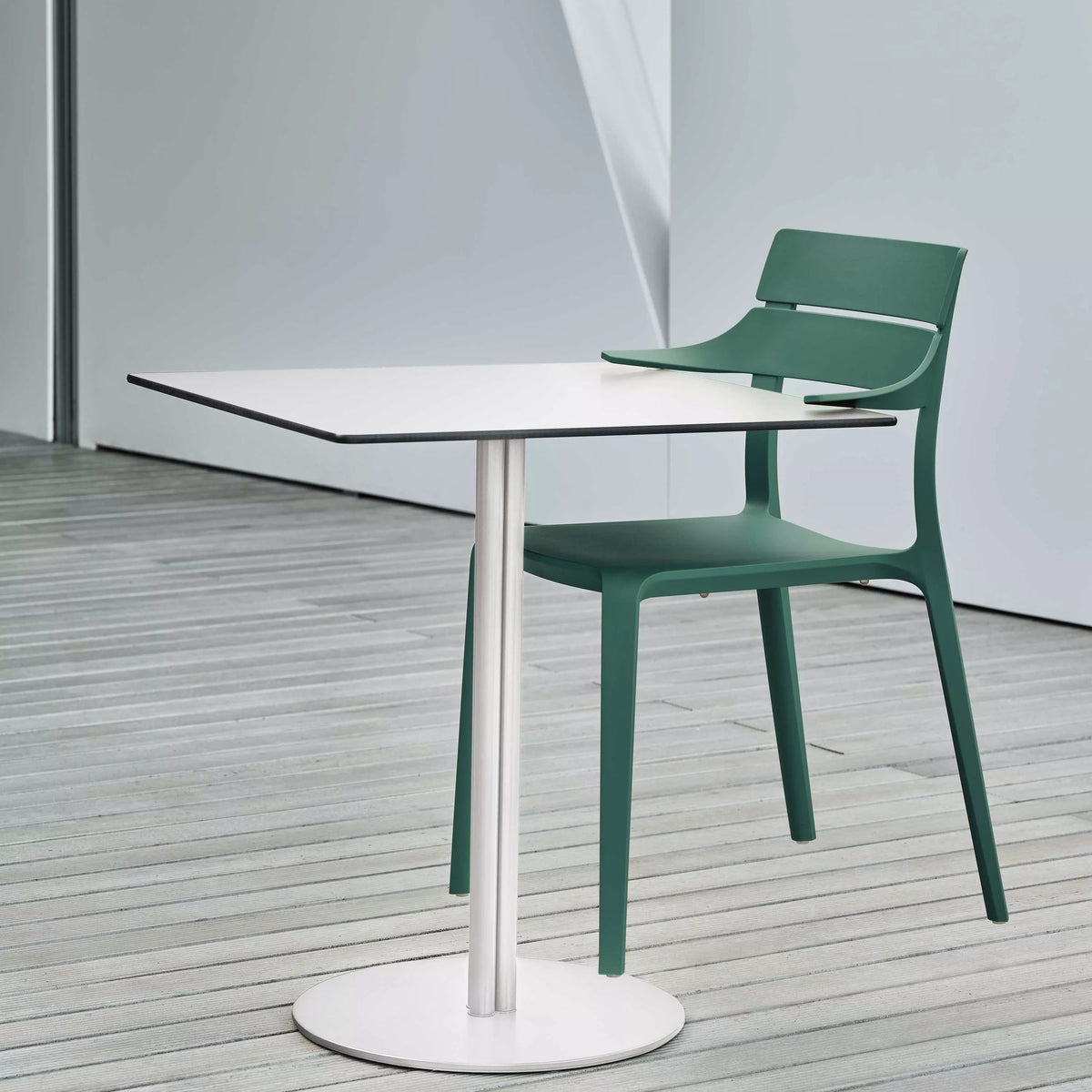 Rocket Green Stackable Dining Chair