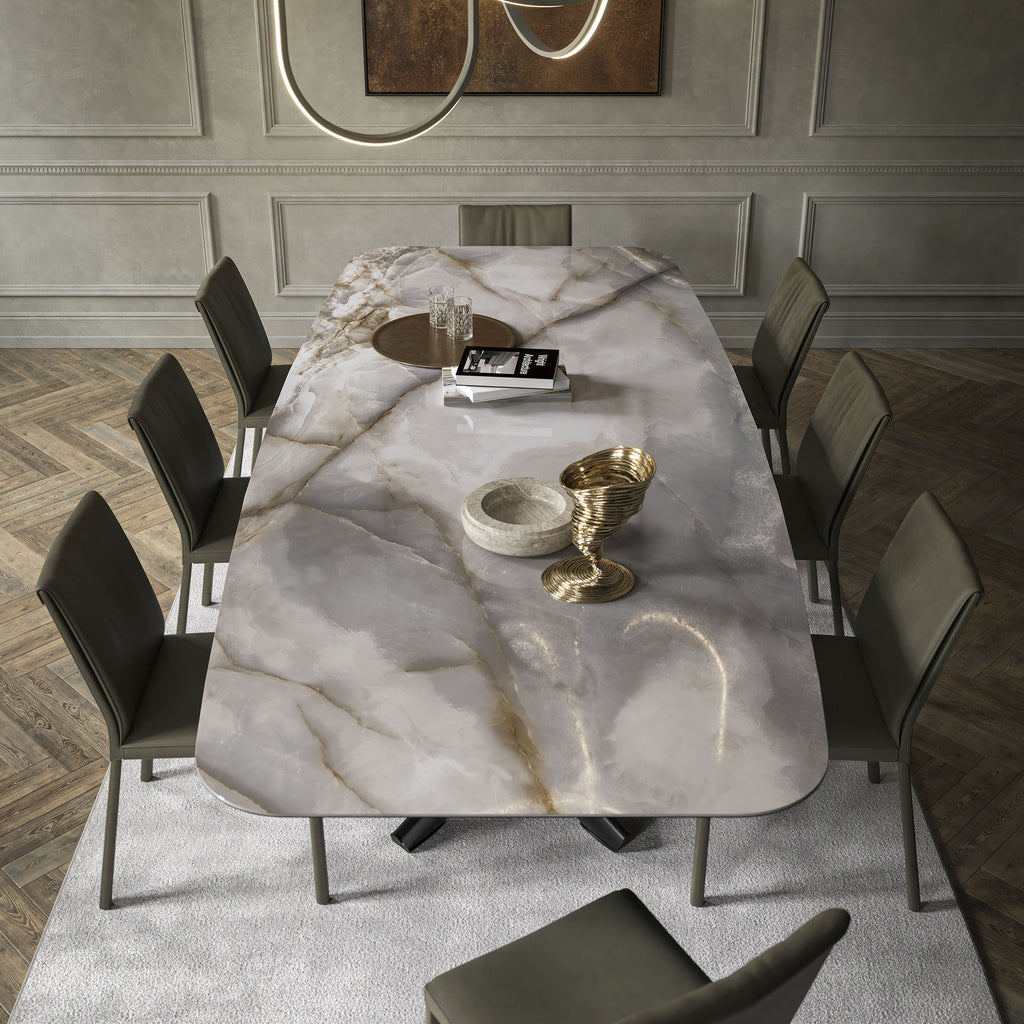 Planer Keramik Dining Table: Sag