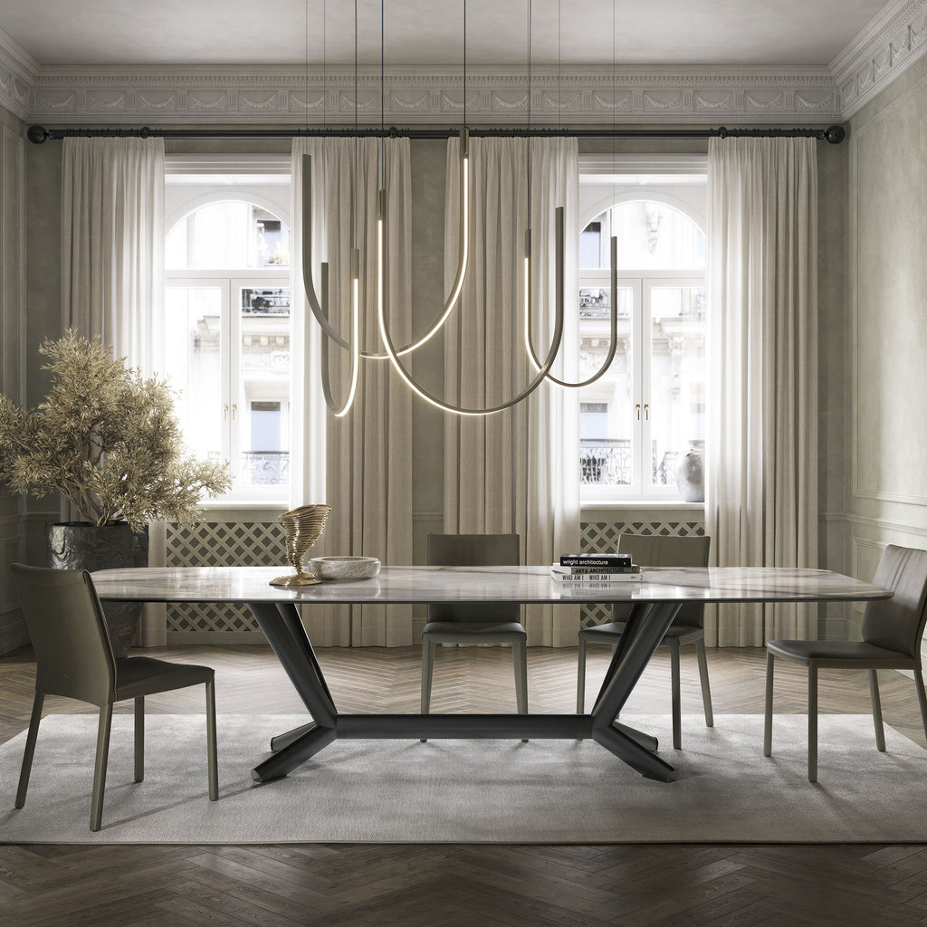 Planer Keramik Dining Table: Sag
