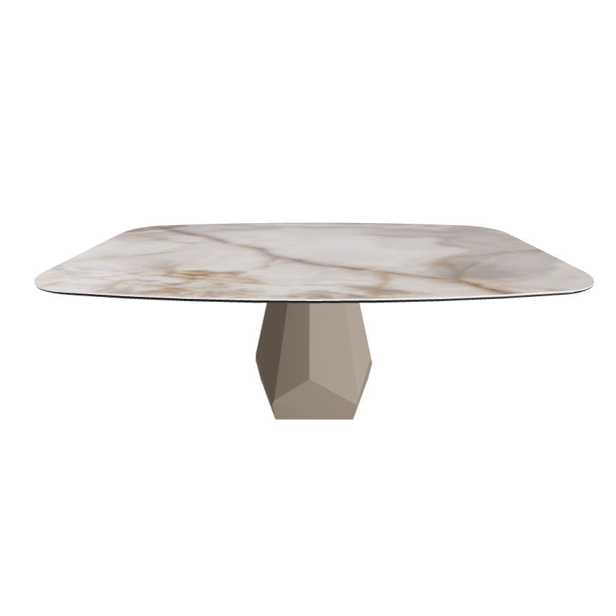 Zermatt Keramik Dining Table: Sag