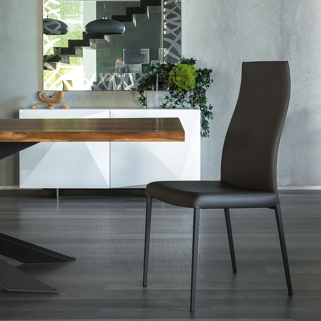 Anna Dining Chair: High Backrest
