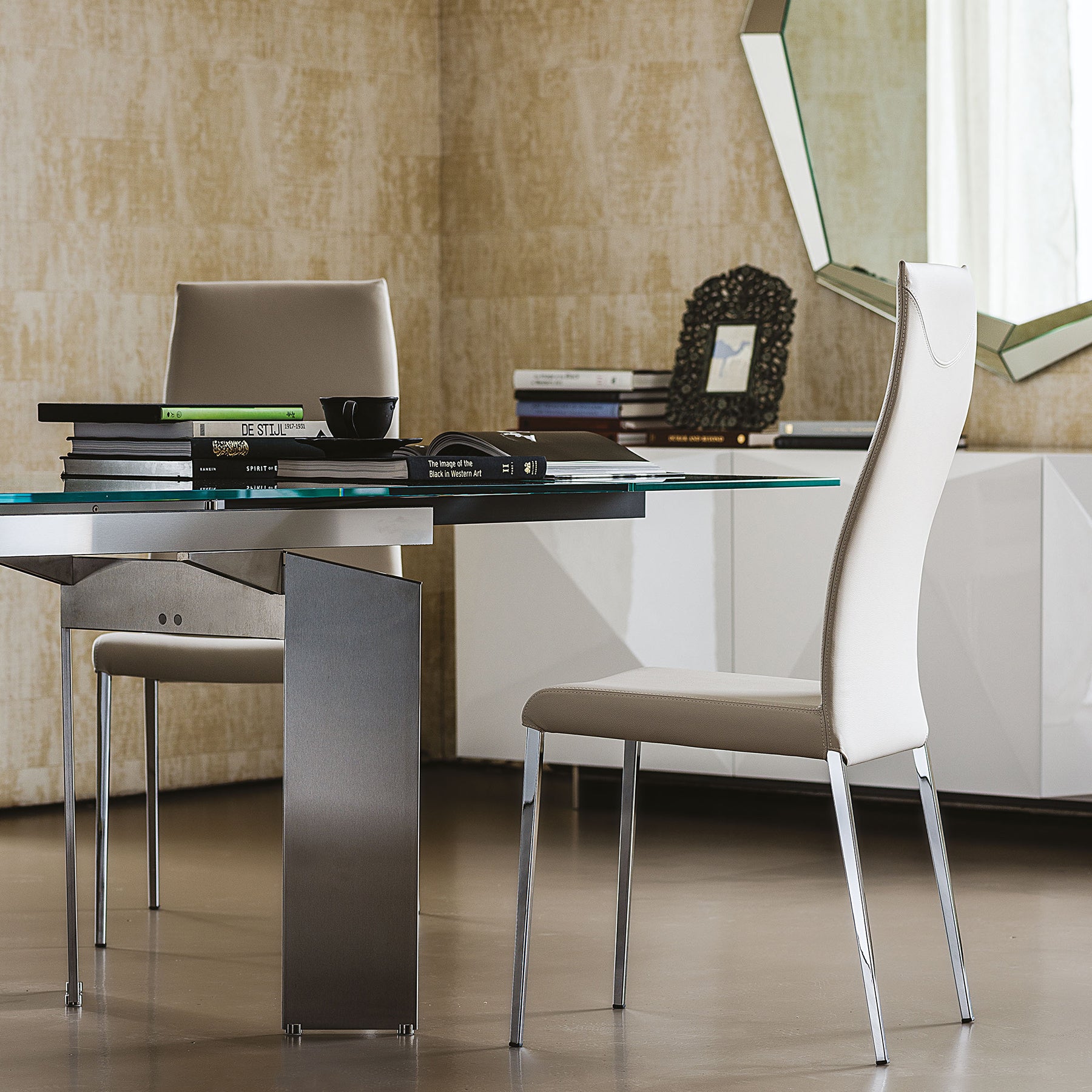 Anna Dining Chair: High Backrest