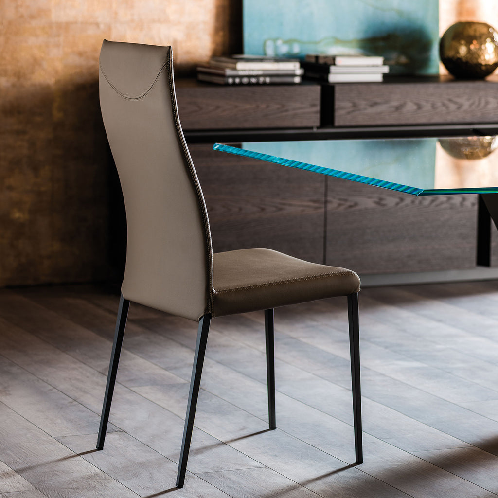 Anna Dining Chair: High Backrest