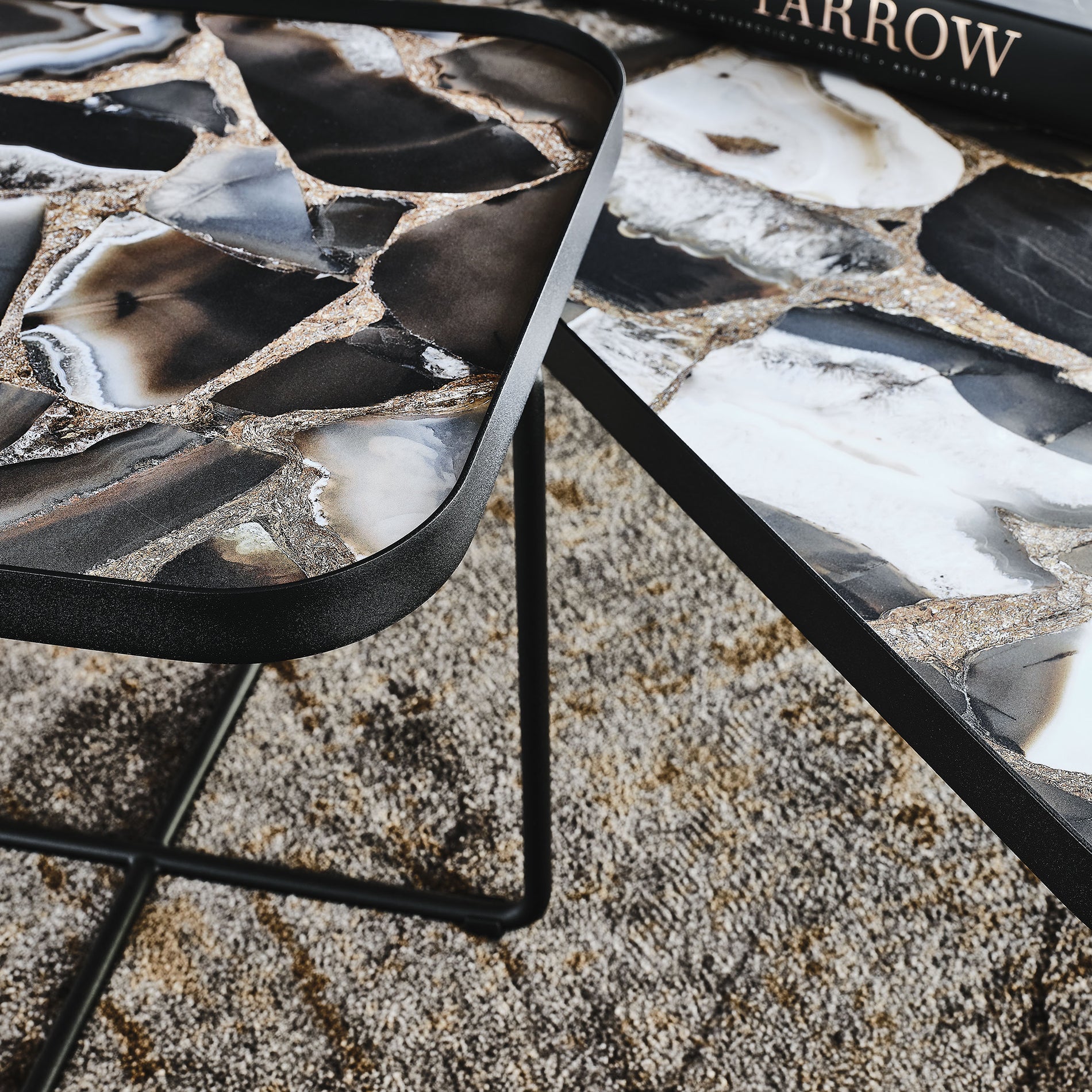 Benny Keramik Coffee Table 36 x 36 : Set of 3