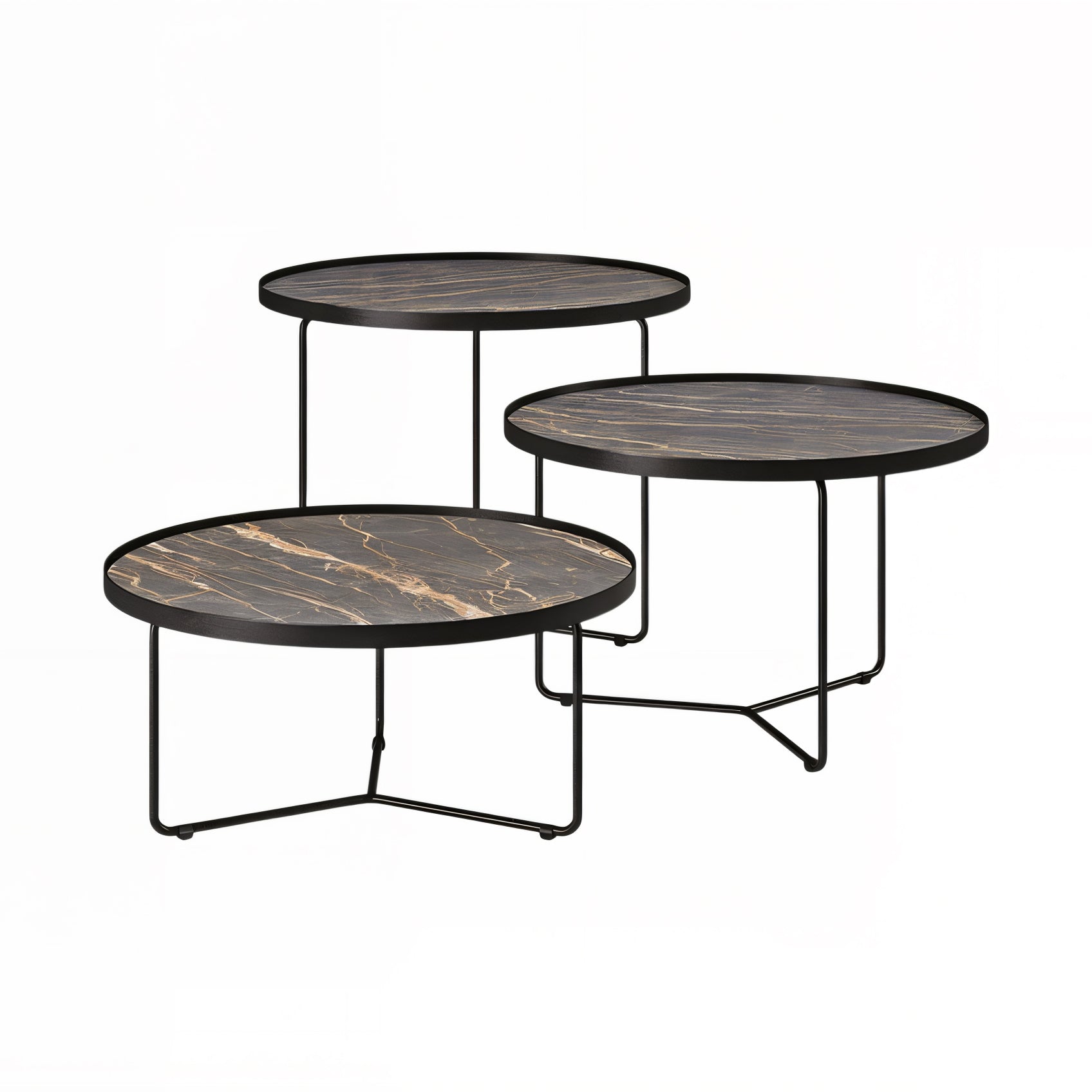 Billy Keramik Coffee Table: Set of 3