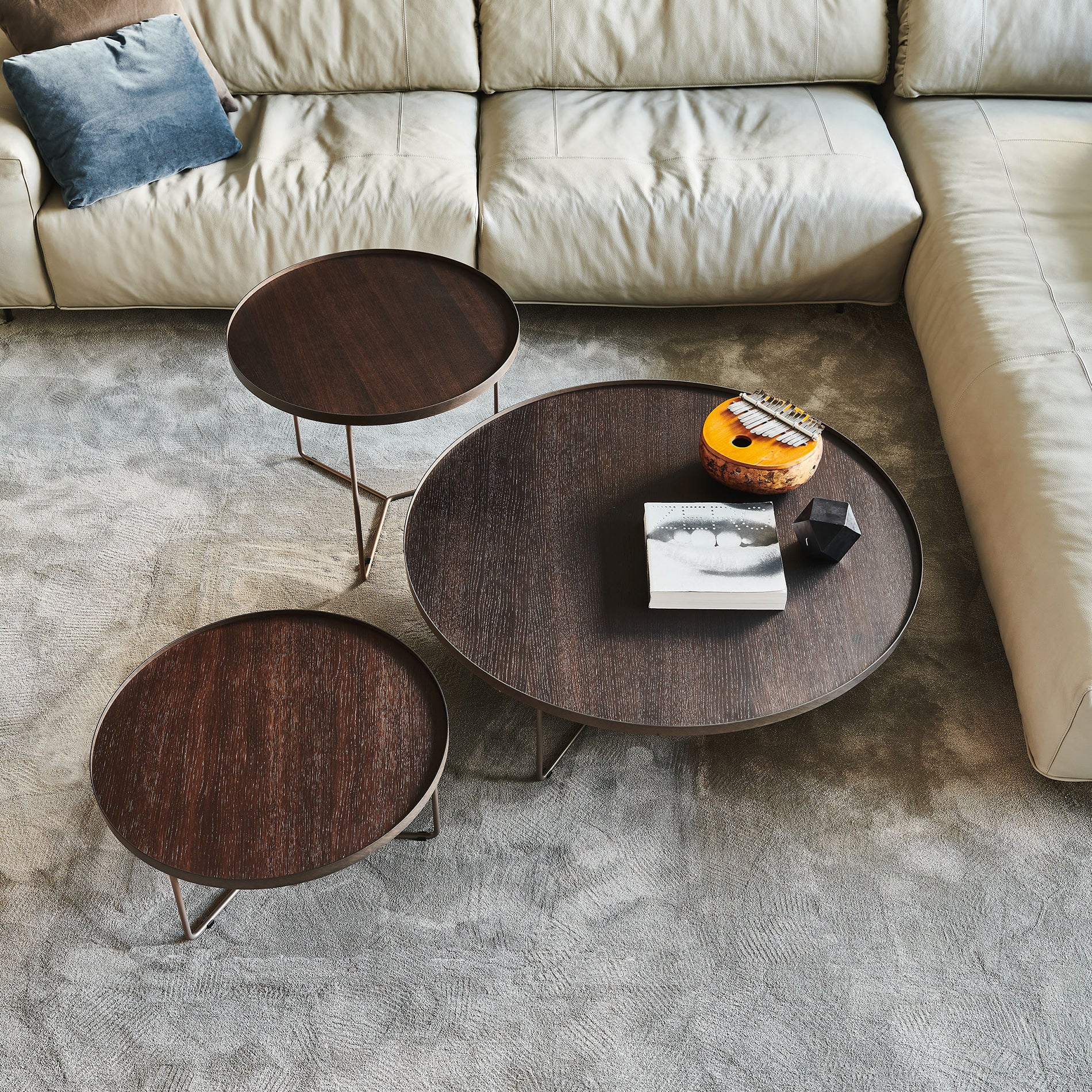 Billy Wood Coffee Table: Set of 3