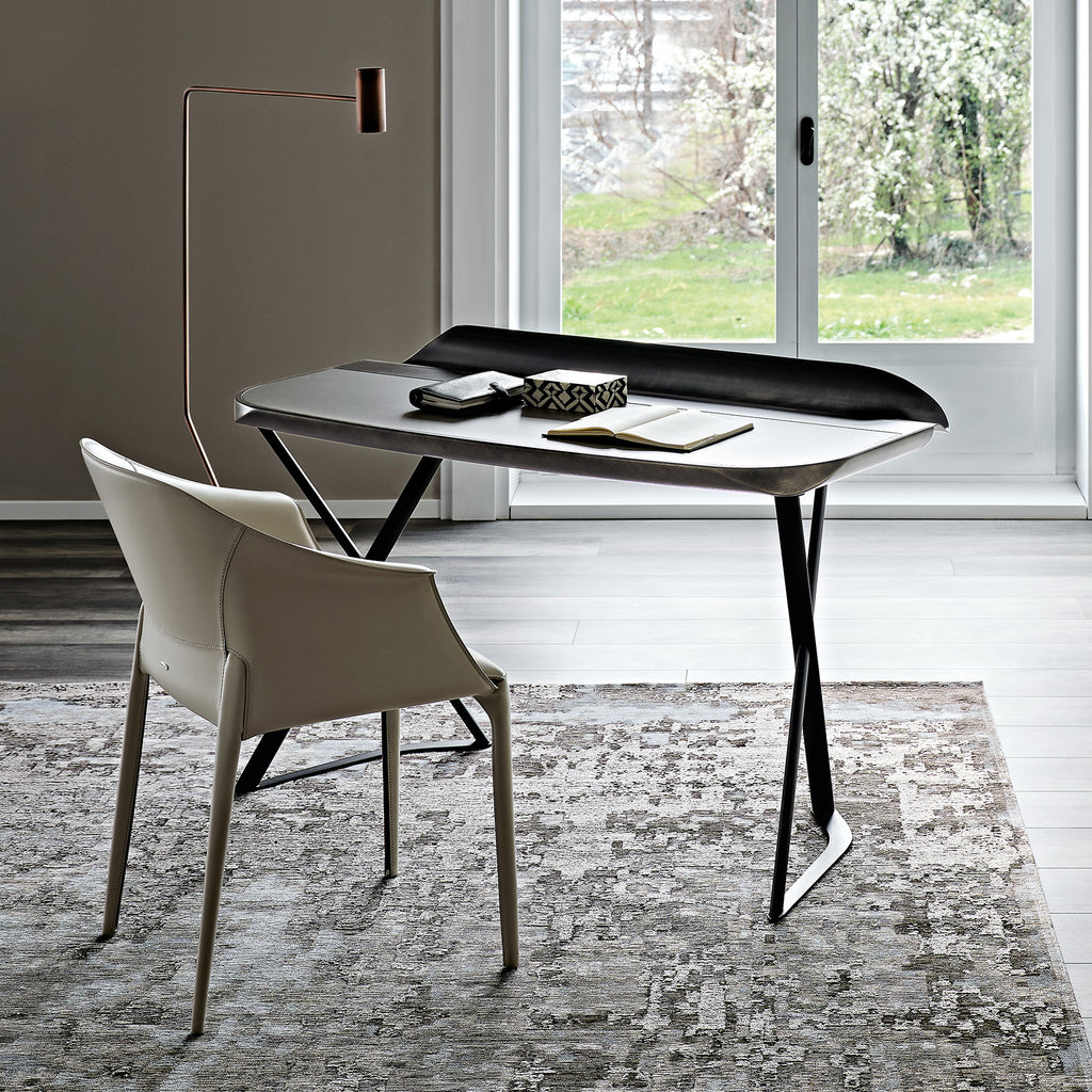 Cocoon Leather Desk