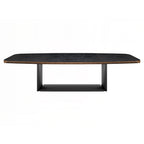Dragon Wood Dining Table: Barrel Top