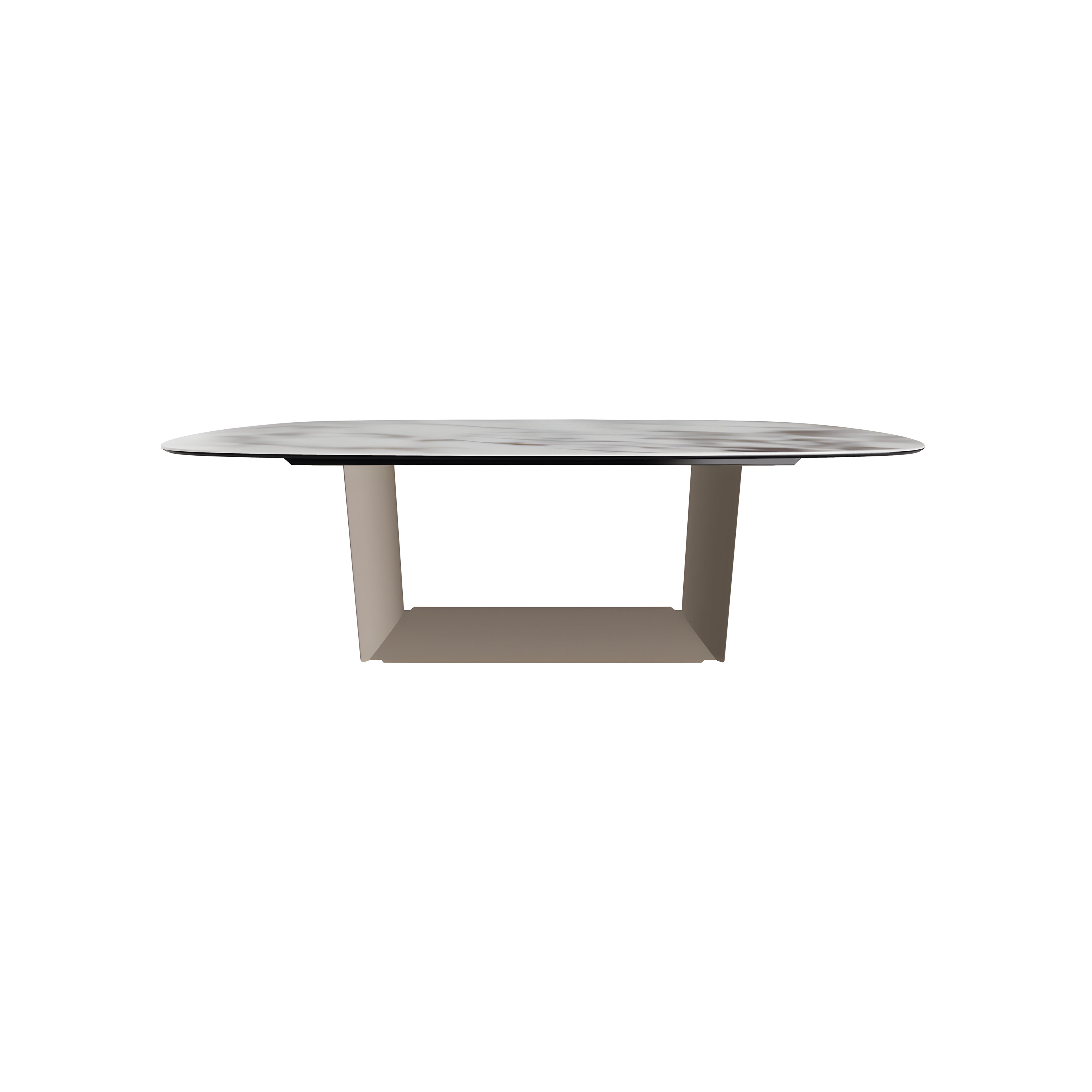 Dragon Keramik Dining Table: Biscuit