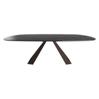 Eliot Keramik Dining Table: Biscuit