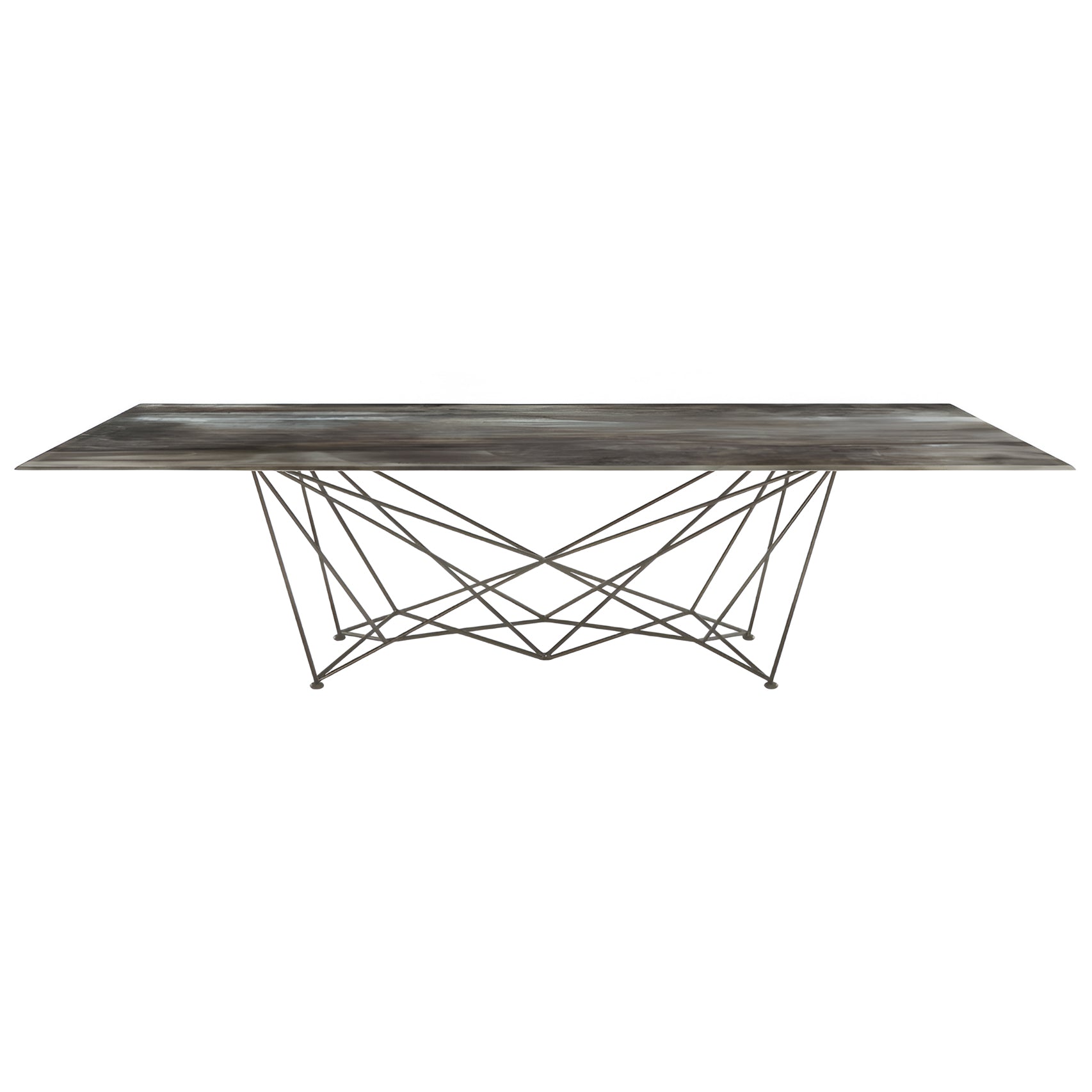 Gordon Crystalart Dining Table: Rectangle