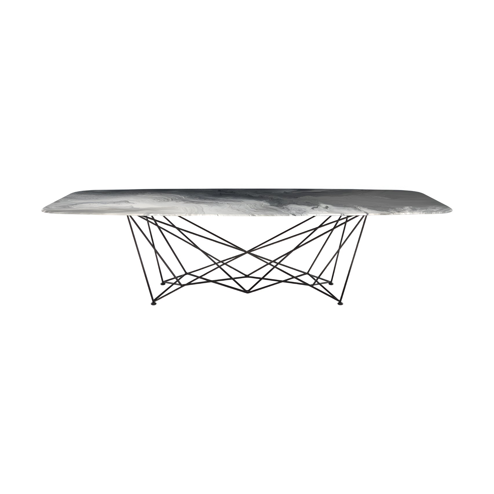Gordon Crystalart Dining Table: Sag
