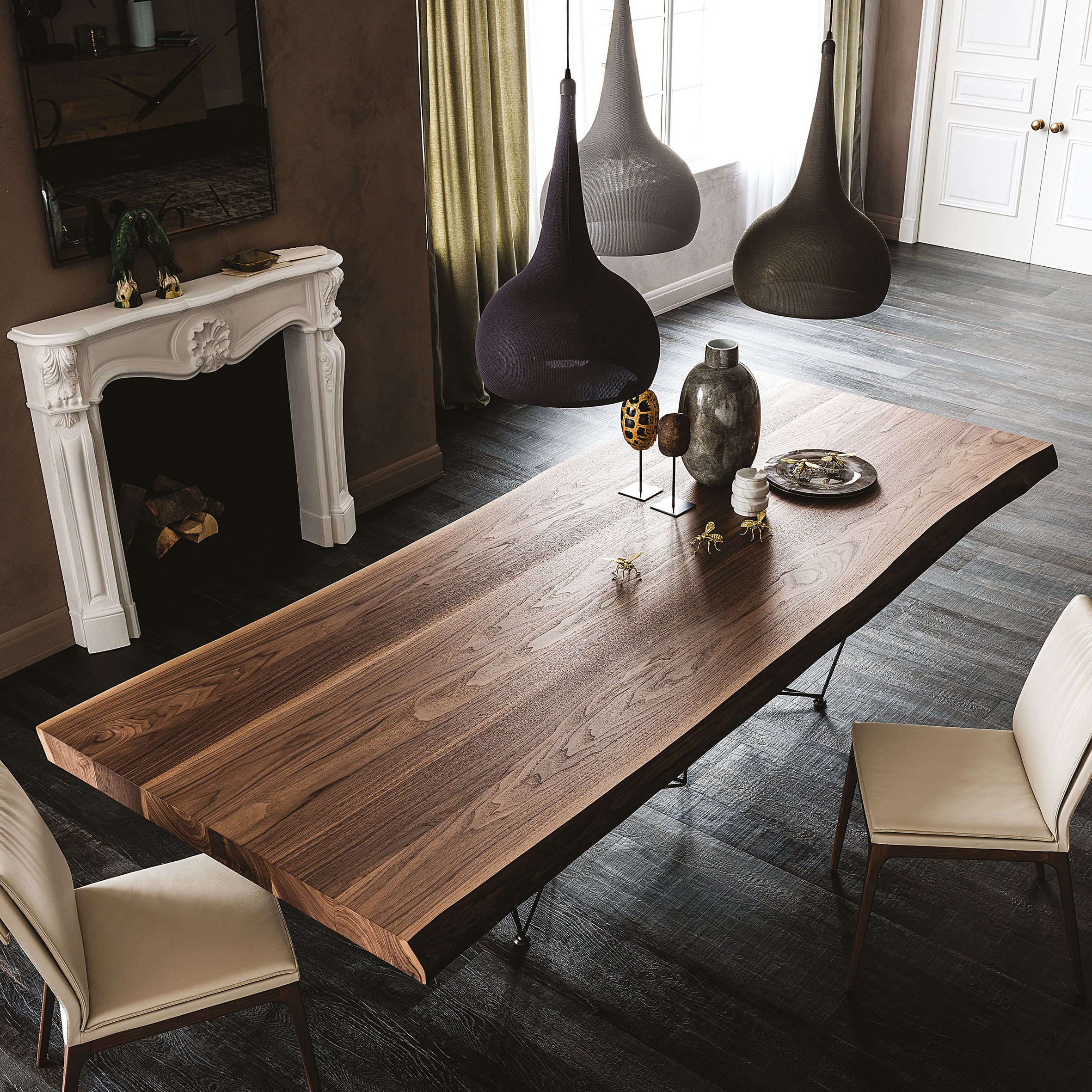 Gordon Deep Wood Dining Table