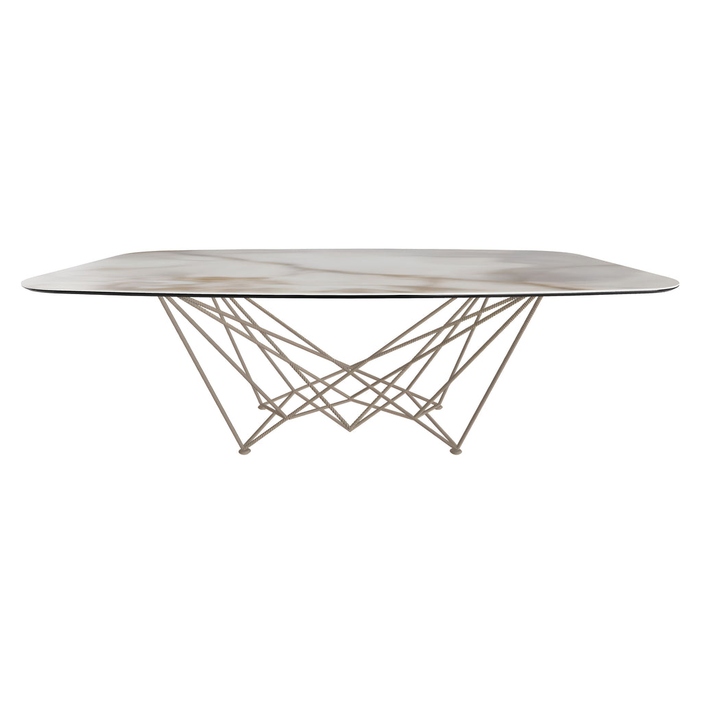 Gordon Keramik Dining Table: Biscuit