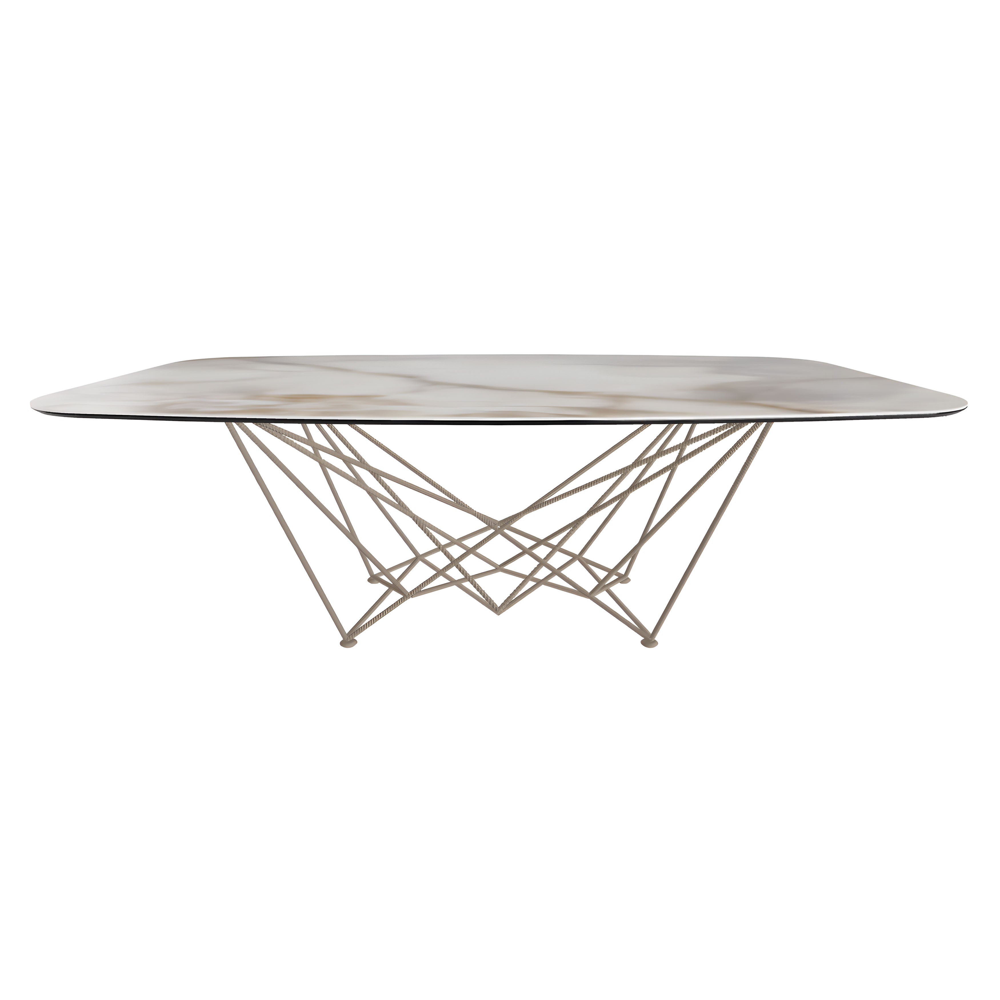 Gordon Keramik Dining Table: Biscuit