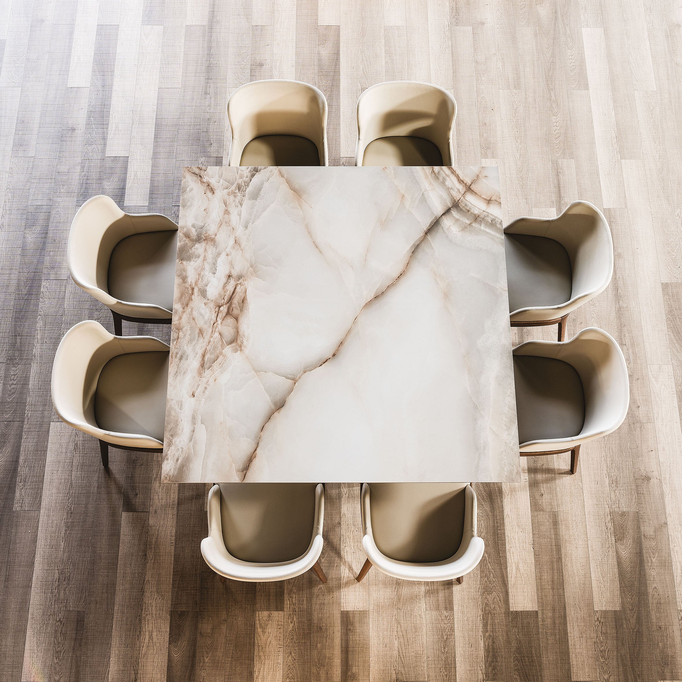 Gordon Keramik Dining Table: Square