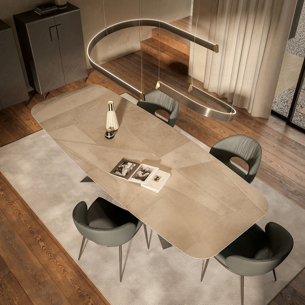 Lancer Keramik Dining Table: Sag