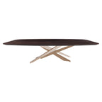 Lancer Wood Dining Table: Barrel Top