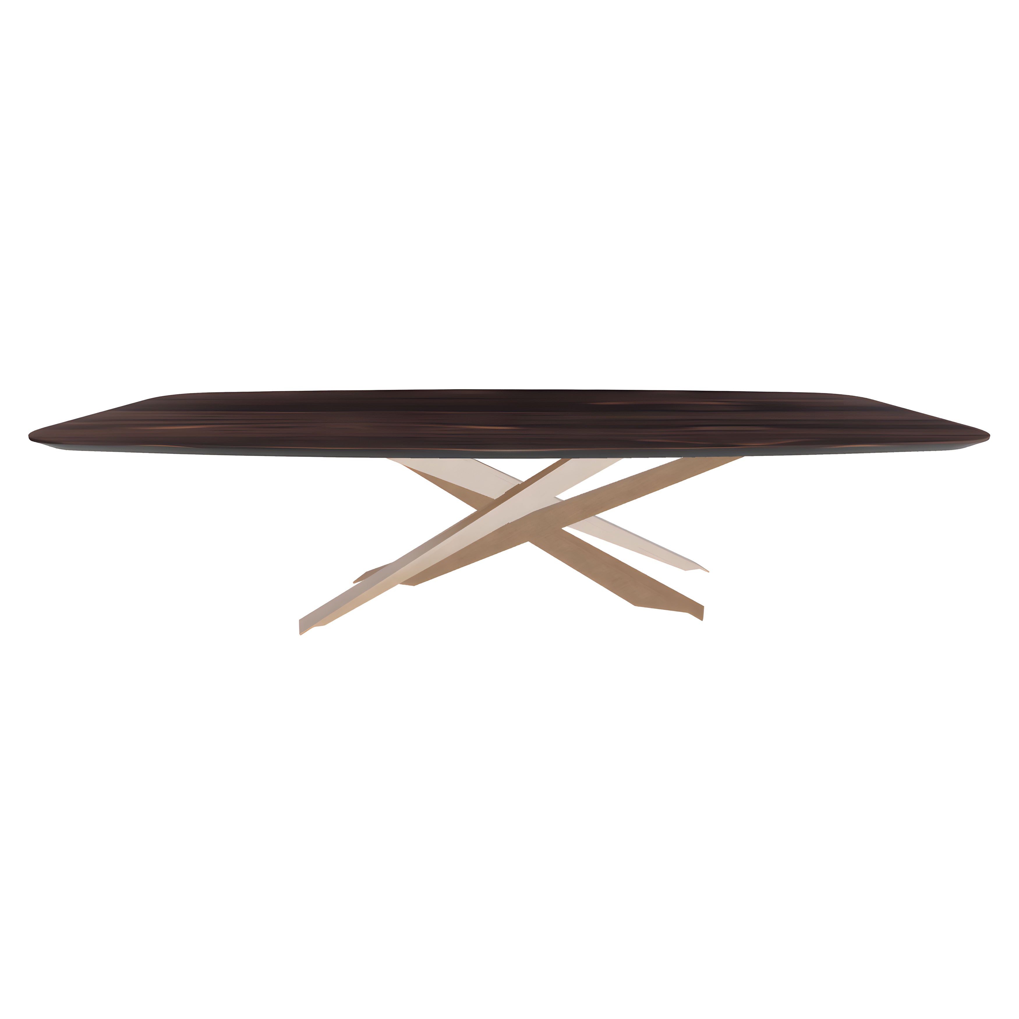 Lancer Wood Dining Table: Barrel Top