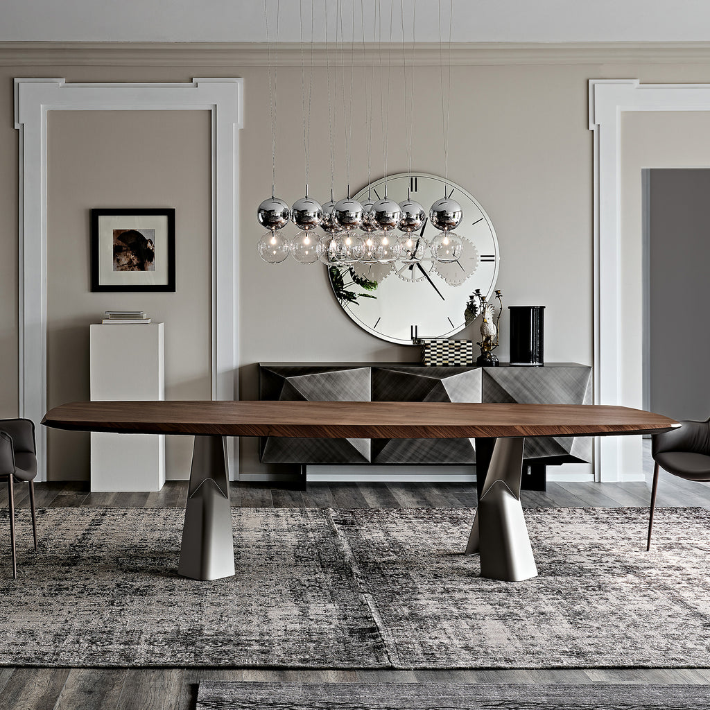 Mad Max Wood Dining Table: Barrel Top