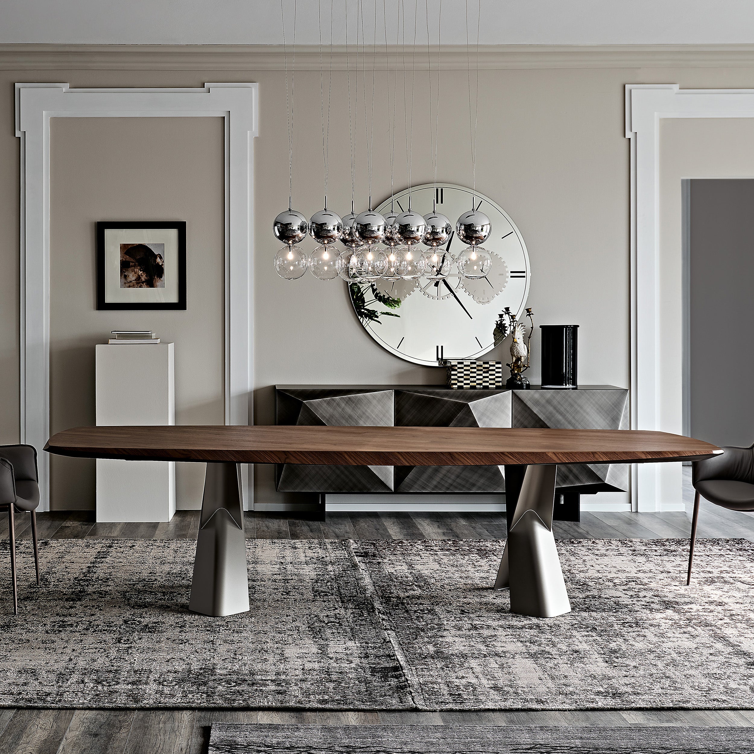 Mad Max Wood Dining Table: Barrel Top