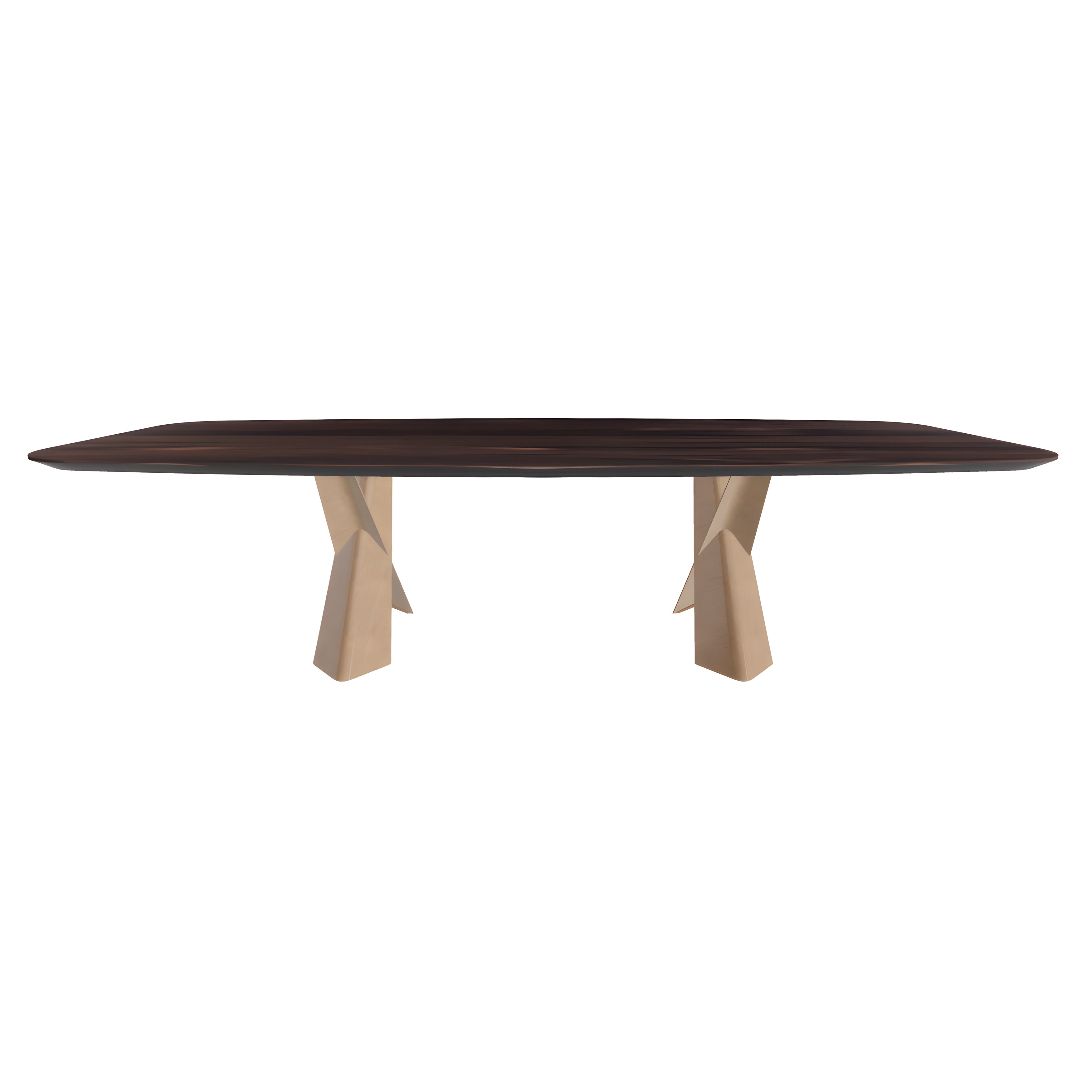 Mad Max Wood Dining Table: Barrel Top