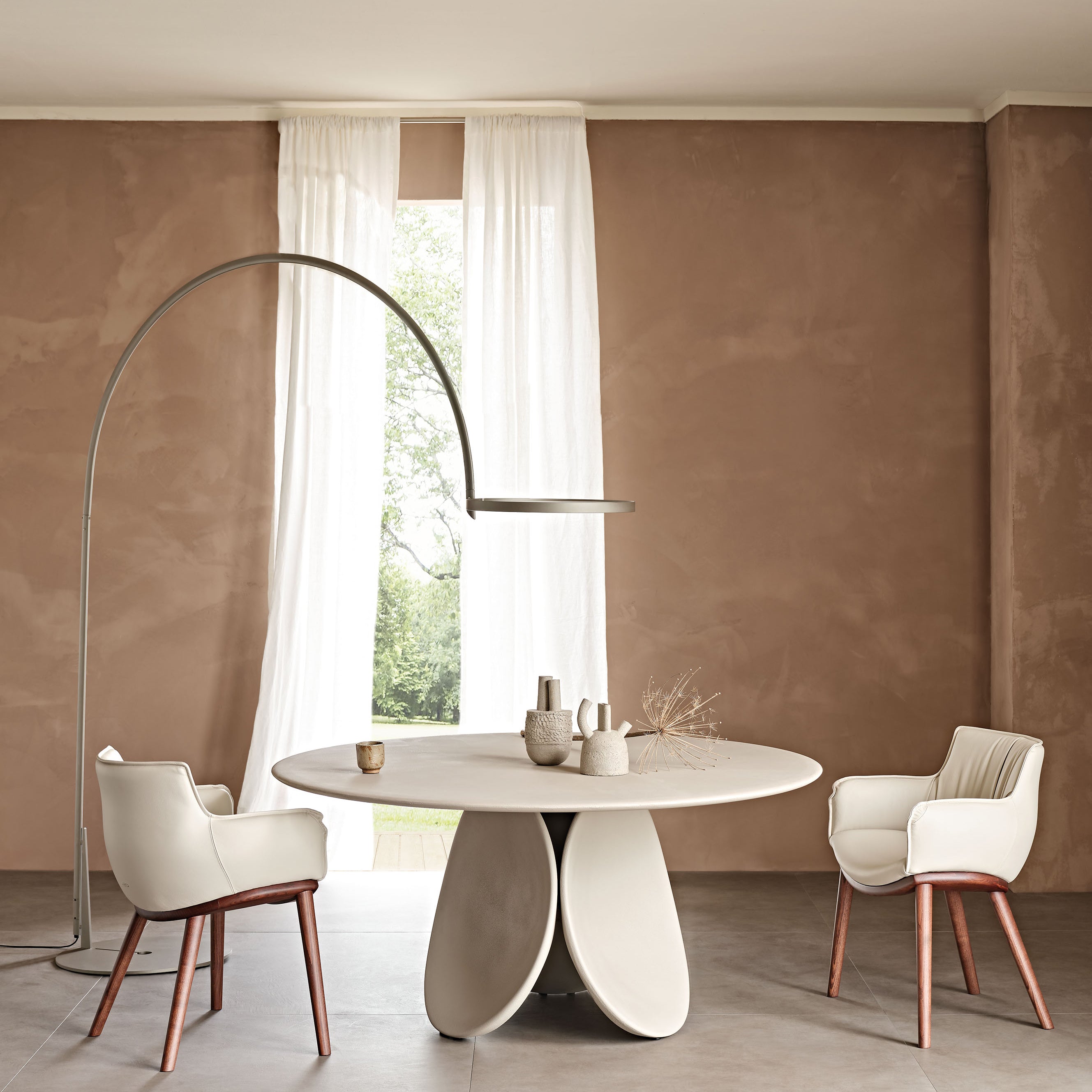 Maxim Argile Round Dining Table