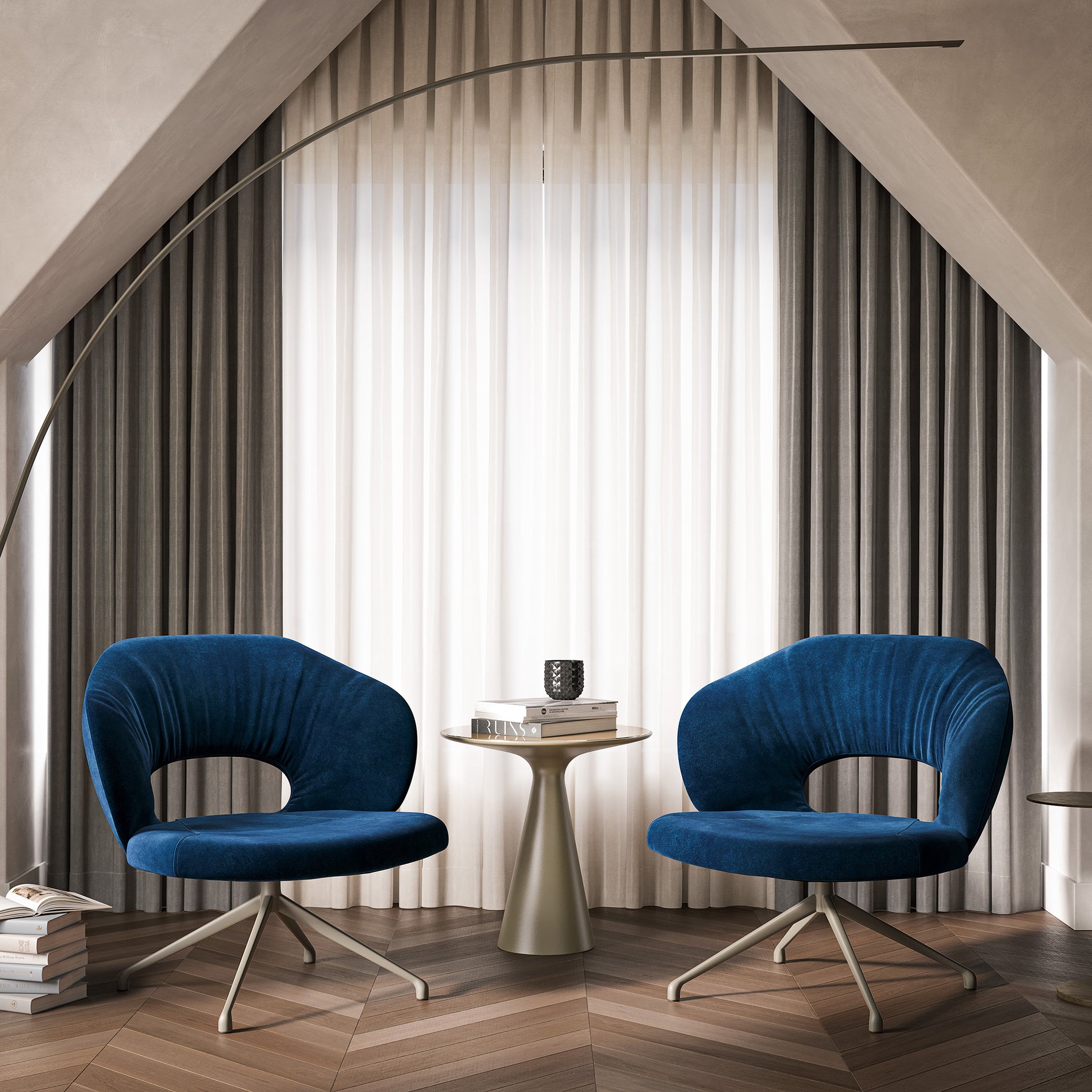 Miranda Swivel Lounge Chair