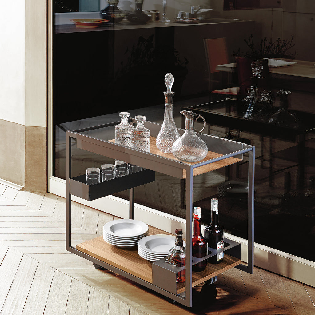 Mojito Wood Bar Trolley