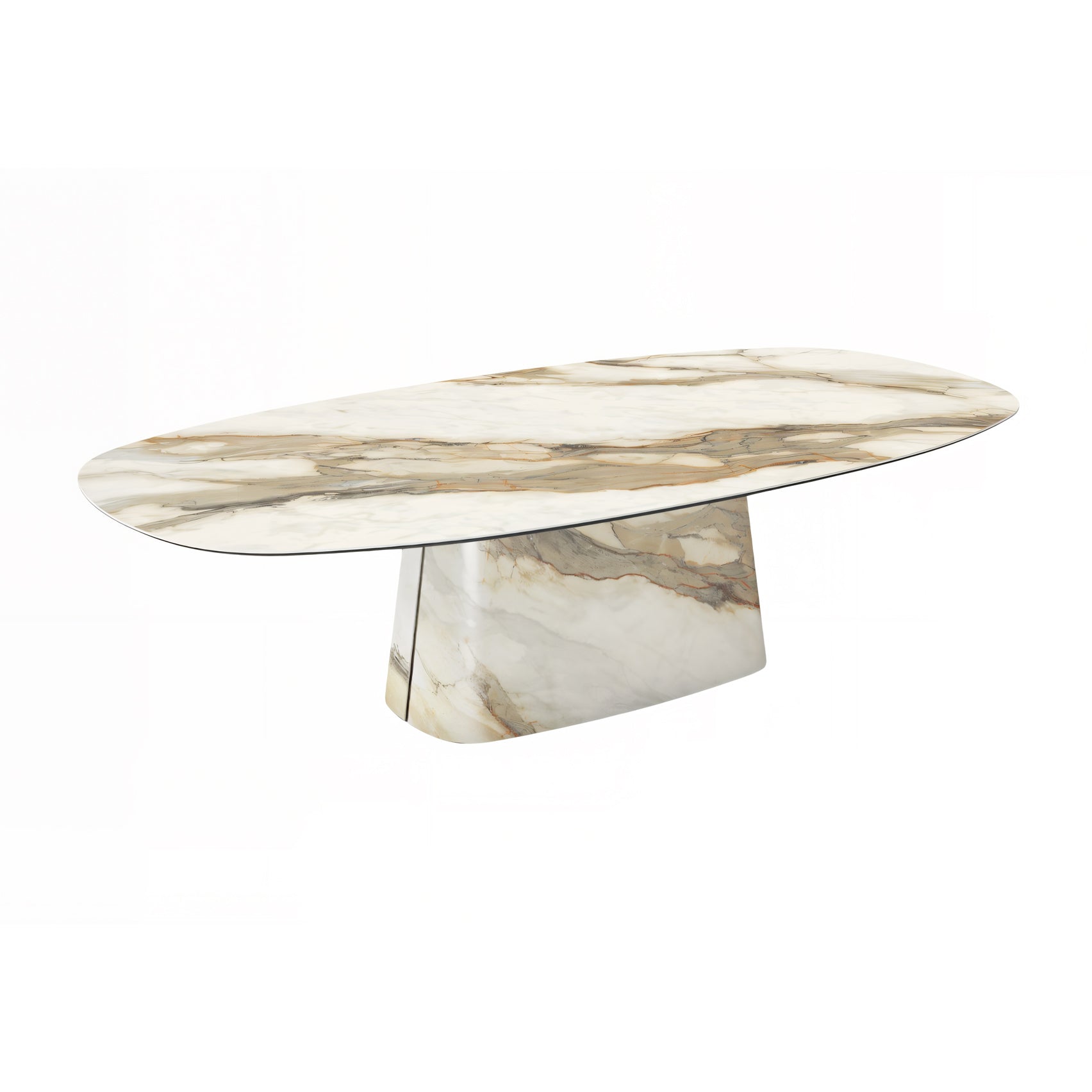Napoleon Keramik Dining Table: Biscuit