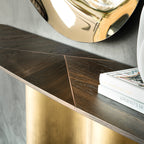 Nettuno Wood Console Table: Low