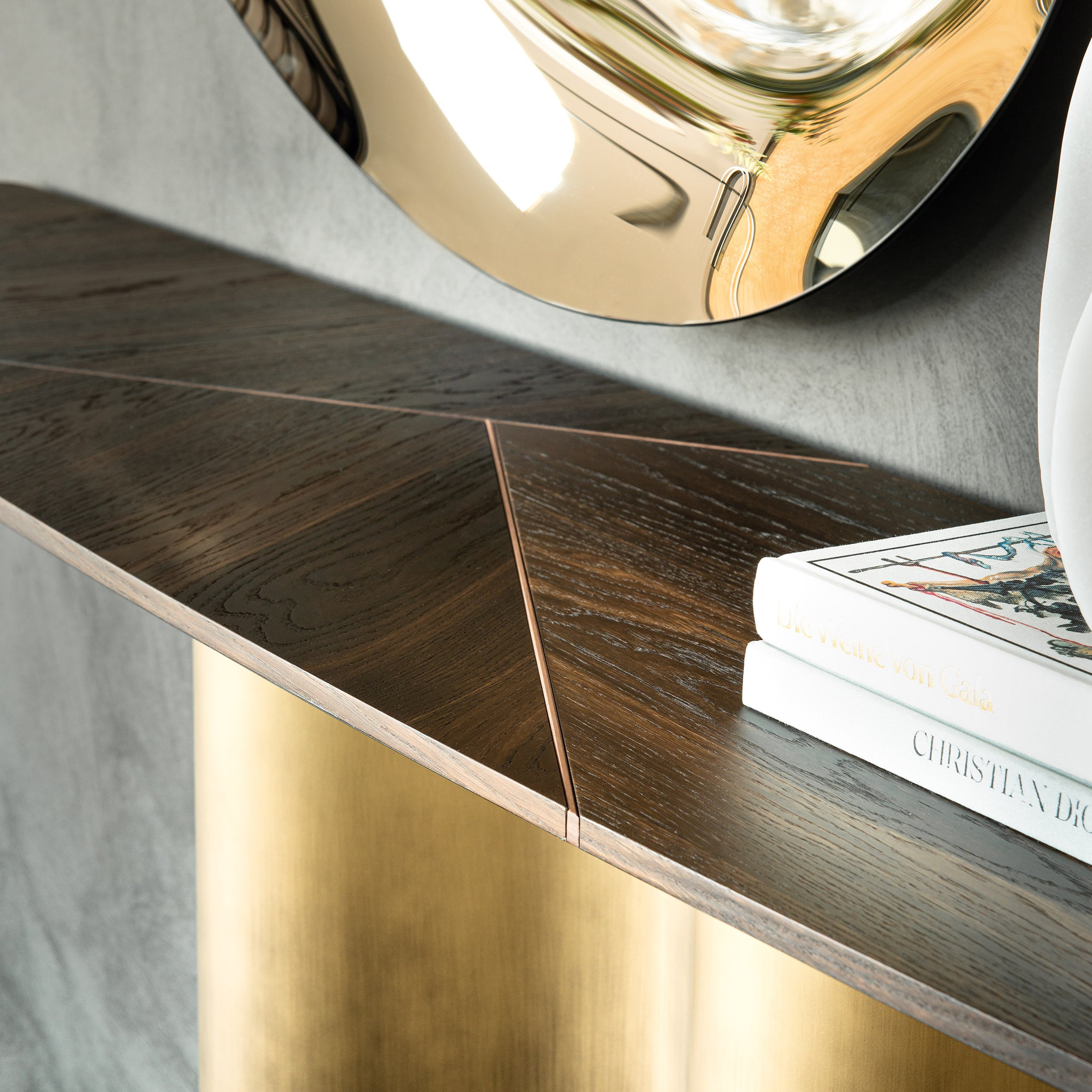 Nettuno Wood Console Table: Low