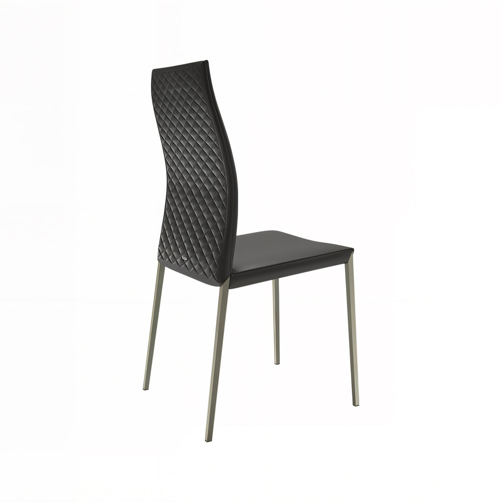 Norma ML Couture Dining Chair: High Backrest
