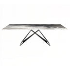 Premier Crystalart Dining Table: Rectangle