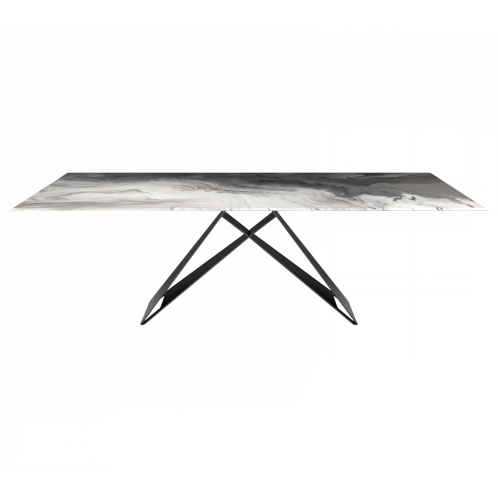 Premier Crystalart Dining Table: Rectangle